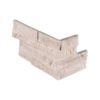 Gray Oak Stacked Stone Corners